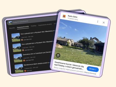 Dom w Wyrykach Woli zniszczony przez burzę, a nie drona? Nic podobnego