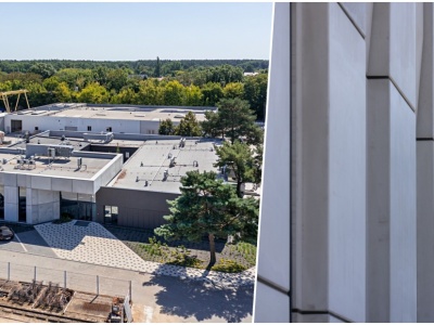 Urok surowego betonu. Tak rozbudowano biurowiec w Lesznie