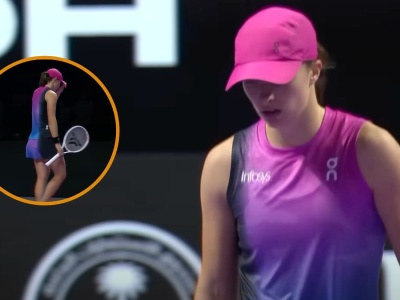 Horror w meczu Świątek. Było już 4:6, 0:3. 