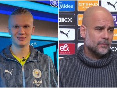 Pep Guardiola porównał Erlinga Haalanda do Roberta Lewandowskiego