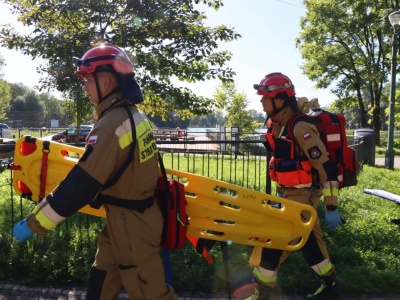 Ratownicy mieli wymagające zadania [ZDJĘCIA]