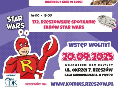 Gratka dla fanów mangi, anime i Star Wars. Spotkanie Rzeszowskiej Akademii Komiksu