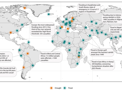 WMO: raz susza, raz powódź. Zmienność pogody 2024 r. [RAPORT]