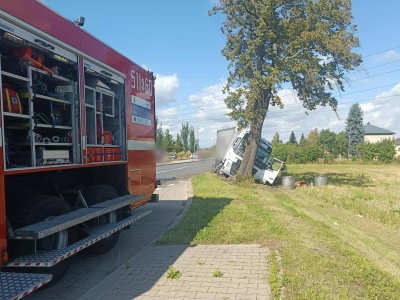 Droga Kęty-Oświęcim zablokowana po wypadku śmiertelnym – FOTO
