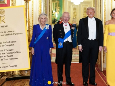 Donald Trump zachwycał się rodziną królewską. Nagle rzucił komentarz na temat ich jedzenia