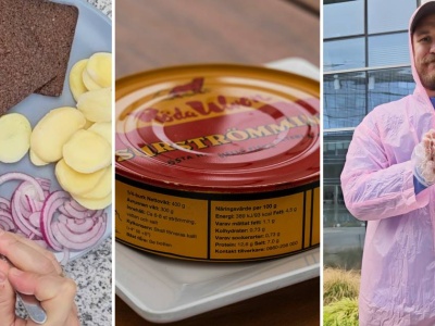 Zjedliśmy sławne cuchnące szwedzkie śledzie. 