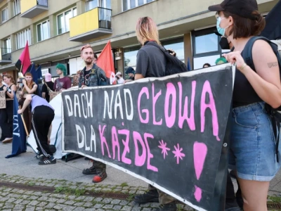 Studenci protestowali we Wrocławiu. Chcą płacić mniej za wynajem mieszkania