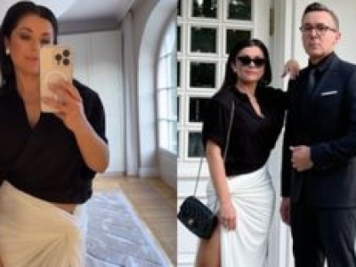 Katarzyna Cichopek i Maciej Kurzajewski poszli na przedślubną randkę. Kasia zagrała nogą