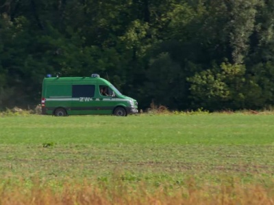 Odkrycie w gminie Korsze. W pobliżu zabudowań znaleziono drona
