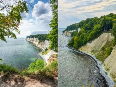 Najpiękniejsze klify nad Bałtykiem i lazurowa woda. To tylko 2,5 godziny drogi od Świnoujścia