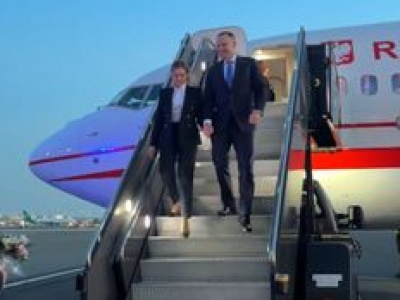 Karol Nawrocki w Nowym Jorku. Rozpoczął wizytę w USA