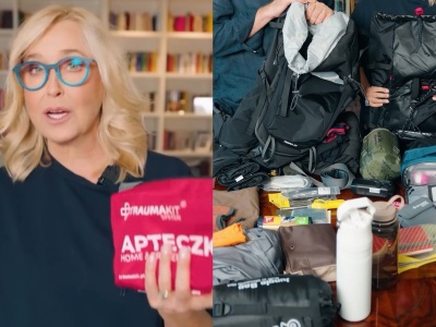 Młynarska przygotowuje się na najgorsze. Pokazała, co znalazło się w jej plecaku ewakuacyjnym