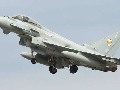 Myśliwce Typhoon na polskim niebie. Pierwsza taka misja Brytyjczyków