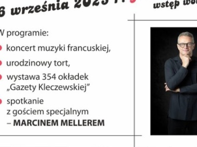 Marcin Meller przyjedzie do Kleczewa w najbliższy piątek