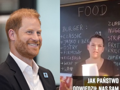 Zjadł frytki w Polsce, a nikt go nie poznał. Pracownica ujawnia kulisy wizyty księcia Harry'ego