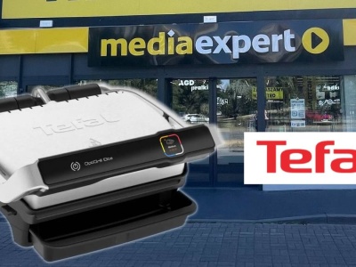 Grill elektryczny TEFAL 210 zł taniej. Wykrywa grubość mięsa i dostosowuje parametry