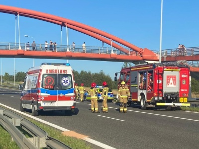 Groźna kolizja na drodze krajowej