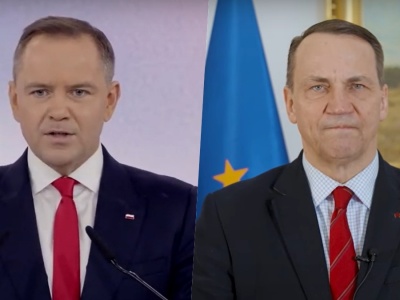 Sikorski zwrócił się do Nawrockiego. „Nieprofesjonalne i szkodliwe”