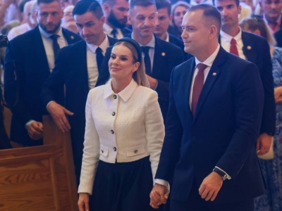Incydent podczas mszy z udziałem prezydenta. 