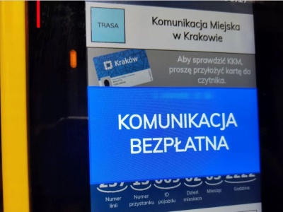 22 września jeździmy za darmo komunikacją miejską w Krakowie