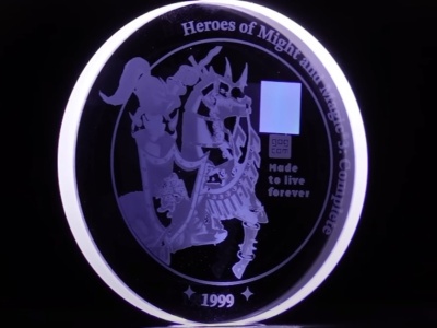 Heroes III jak artefakt - nagrany na kryształowym nośniku odpornym na wszystko