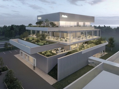 Nietypowy projekt Mobius Architekci w Chełmnie. Łączy biura z ogrodami