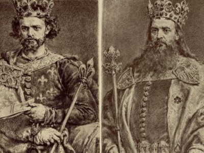 Chichot historii! Kazimierz Wielki i Ludwik Andegaweński. Obaj mieli problem ze spłodzeniem dziedzica tronu