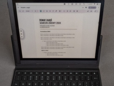 Zamień czytnik w netbooka! Test etui z klawiaturą dla czytników Bigme