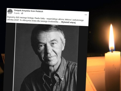 Paweł Galia nie żyje. Aktor miał 82 lata. 
