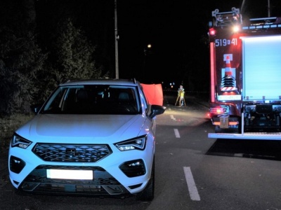 Tragedia pod Oświęcimiem. Kierowca najechał na leżącego na jezdni 37-latka