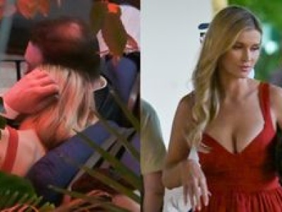 Joanna Krupa przyłapana na czułościach z politykiem PiS. Dominik Tarczyński nie odstępował jej na krok