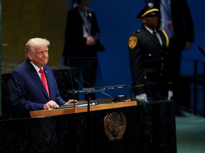 Wystąpienie Trumpa w ONZ rozpoczęło się od problemów technicznych. Tak zareagował prezydent USA