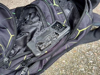 Braniewo. Podczas lekcji w plecaku wybuchł telefon