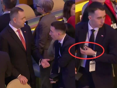 To on przyniósł woreczki nikotynowe prezydentowi. Teraz starł się z Brejzą