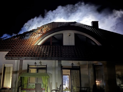 Tragedia pod Wieliczką. W willi znaleziono zwęglone ciało