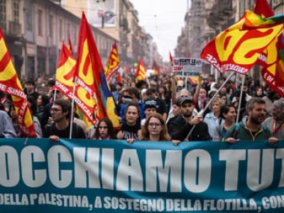 Włochy zastrajkowały na znak solidarności z Gazą