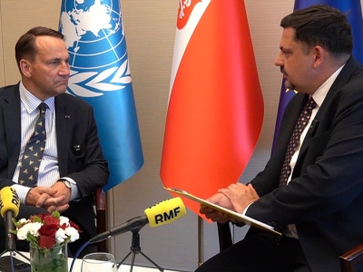 ​Sikorski w Nowym Jorku: Ukraińcy mają coraz więcej powodów do wdzięczności Europie