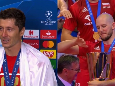 Lewandowski triumfuje w Lidze Mistrzów, siatkarze ze srebrem MŚ i złotem ME. Wspomnienia na 25-lecie Polsatu Sport (WIDEO)