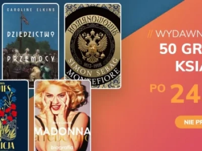 Promocje dnia – 24.09.2025: Znak po 24,90 zł, Follett, Wehikuł czasu, Archer, Sulina, Nowości, SQN, Morawiecki, Jones