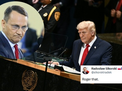 Sikorski cieplutko przyjął pozwolenie Trumpa na zestrzeliwanie rosyjskich samolotów nad Polską