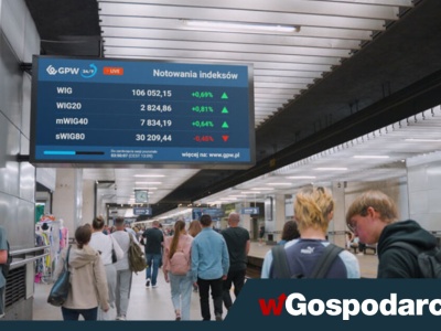 Giełda wyszła na ulice