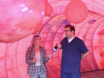 Spacer przez jelito 3D zachęca do kolonoskopii – niezwykła akcja profilaktyczna w Szpitalu św. Barbary w Sosnowcu