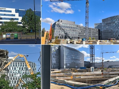 Po wielkiej demolce na Mordorze, wielkie budowanie. Dźwigi stoją w miejscu, gdzie kiedyś błyszczał Curtis Plaza