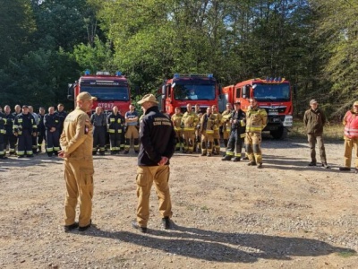 Ćwiczenia strażackie w gminie Gorzkowice