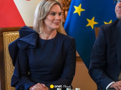 Marta Nawrocka spotkała się z uczniami polskich szkół w USA. Internauci zwrócili uwagę na jedno