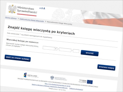 Jest projekt zmian w dostępie do elektronicznych KW