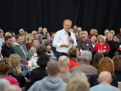 Ona naprawdę to powiedziała! Komiczna scena z udziałem Tuska