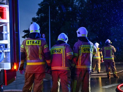 Pomorskie: pożar hali w Rusocinie