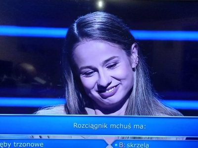 Ćwierć miliona złotych za wielkiego pająka. Zawodniczka pytała Urbańskiego