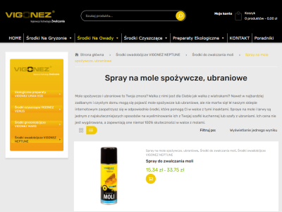 Spray na mole - szybka pomoc, gdy inne metody zawodzą
